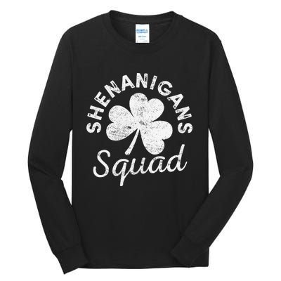 Leopard Shenanigan Squad st patrick green saint irish Tall Long Sleeve T-Shirt