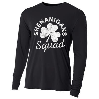 Leopard Shenanigan Squad st patrick green saint irish Cooling Performance Long Sleeve Crew