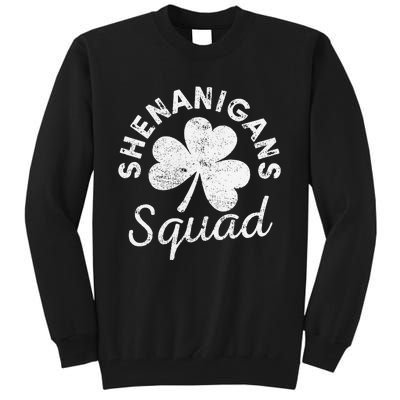 Leopard Shenanigan Squad st patrick green saint irish Tall Sweatshirt