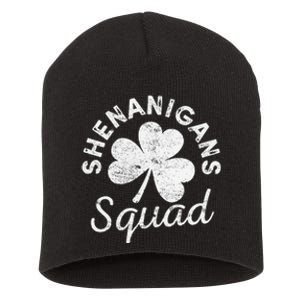 Leopard Shenanigan Squad st patrick green saint irish Short Acrylic Beanie