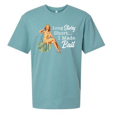 Long Story Short I Made Bail Sueded Cloud Jersey T-Shirt