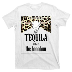 Los Sunday Tequila Kills The Boredom Leopard T-Shirt