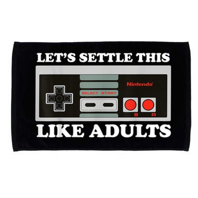 Lets Settle This Like Adults Microfiber Hand Towel