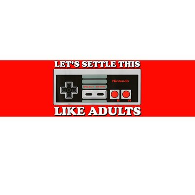 Lets Settle This Like Adults Bumper Sticker