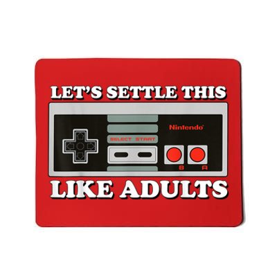 Lets Settle This Like Adults Mousepad