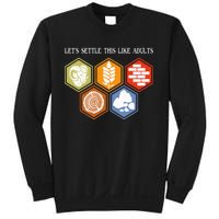 LetS Settle This Like Adults Tabletop Game Board Gaming Sweatshirt