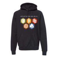 LetS Settle This Like Adults Tabletop Game Board Gaming Premium Hoodie