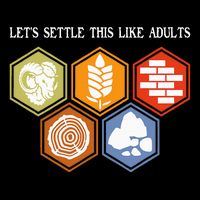 LetS Settle This Like Adults Tabletop Game Board Gaming Mousepad