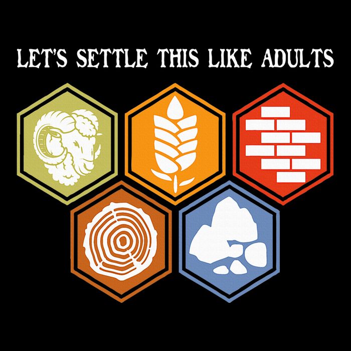 LetS Settle This Like Adults Tabletop Game Board Gaming Mousepad