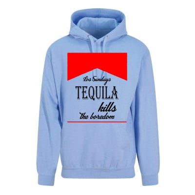 Los Sunday Tequila Kills The Boredom Red Unisex Surf Hoodie