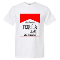 Los Sunday Tequila Kills The Boredom Red Garment-Dyed Heavyweight T-Shirt