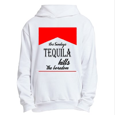 Los Sunday Tequila Kills The Boredom Red Urban Pullover Hoodie