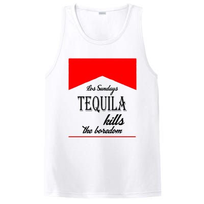 Los Sunday Tequila Kills The Boredom Red PosiCharge Competitor Tank