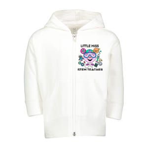 Lm Stem Teacher Toddler Zip Fleece Hoodie