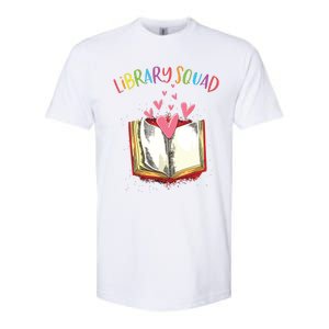 Library Squad Teacher Book Lovers Librarian Funny Softstyle CVC T-Shirt