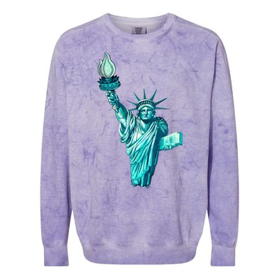 Liberty Standing Tall Colorblast Crewneck Sweatshirt