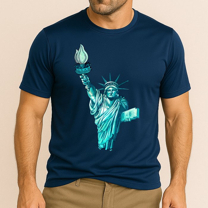 Liberty Standing Tall Cooling Performance Crew T-Shirt