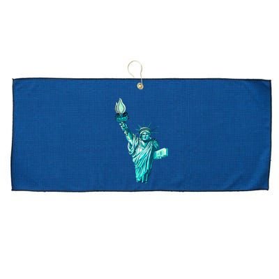 Liberty Standing Tall Large Microfiber Waffle Golf Towel