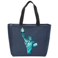 Liberty Standing Tall Zip Tote Bag