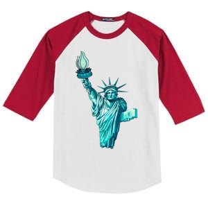 Liberty Standing Tall Kids Colorblock Raglan Jersey