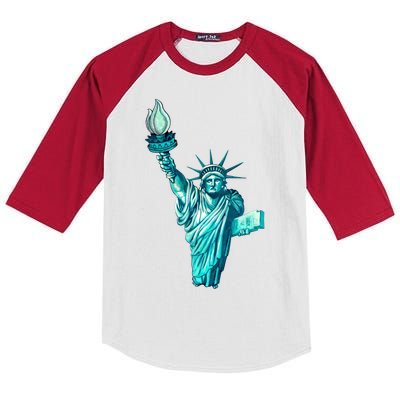 Liberty Standing Tall Kids Colorblock Raglan Jersey