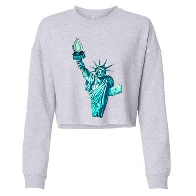 Liberty Standing Tall Cropped Pullover Crew