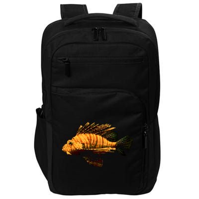 Lionfish Save The Tropical Ocean Reef Coral Lion Fish Gift Impact Tech Backpack