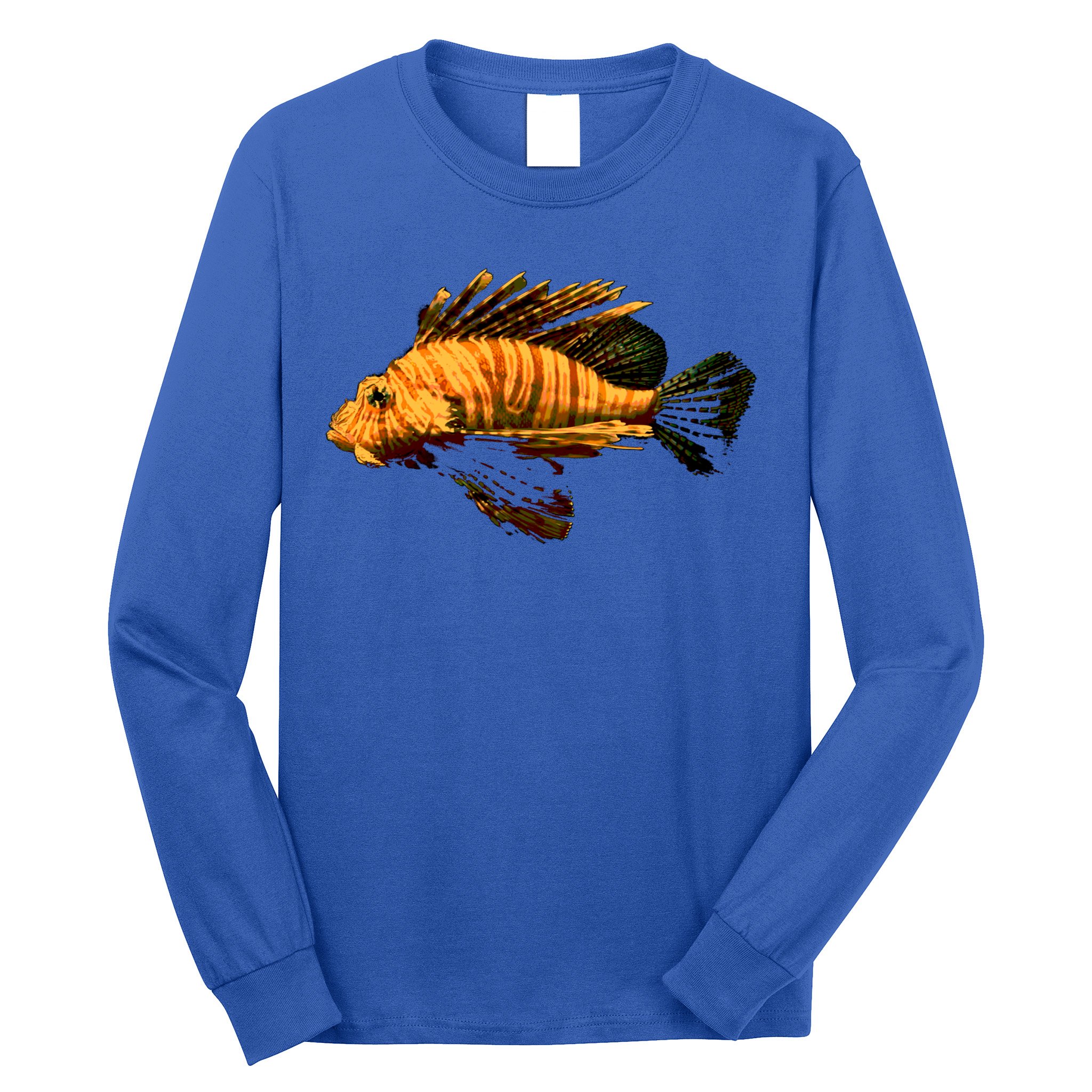 Lionfish Save The Tropical Ocean Reef Coral Lion Fish Gift Long Sleeve Shirt