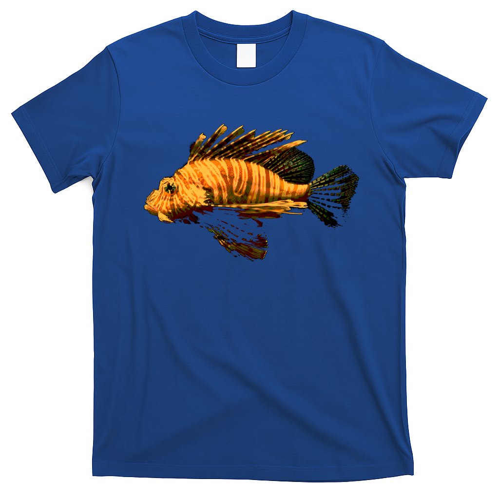 Lionfish Save The Tropical Ocean Reef Coral Lion Fish Gift T-Shirt