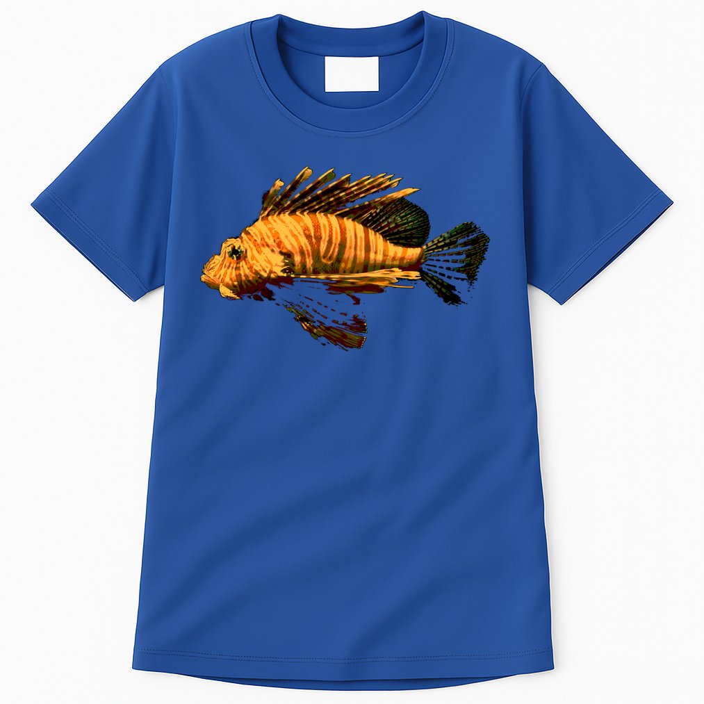 Lionfish Save The Tropical Ocean Reef Coral Lion Fish Gift Tall T-Shirt