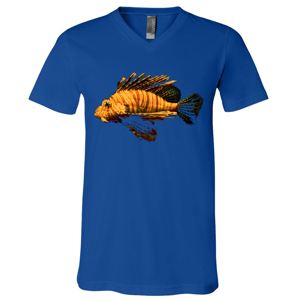 Lionfish Save The Tropical Ocean Reef Coral Lion Fish Gift V-Neck T-Shirt