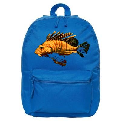Lionfish Save The Tropical Ocean Reef Coral Lion Fish Gift 16 in Basic Backpack