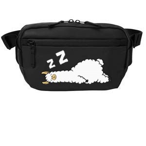 Llama Sleeping Tired Llama Pajama Love Llamas Crossbody Pack