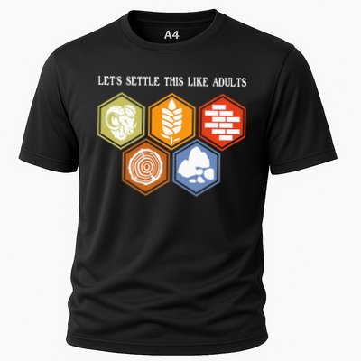 Let's Settle This Like Adults Tabletop Game Board Gaming Performance Shirt