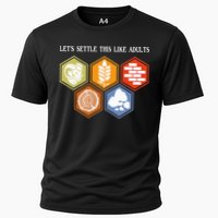 Let's Settle This Like Adults Tabletop Game Board Gaming Performance Shirt