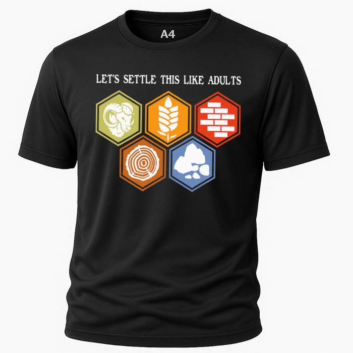 Let's Settle This Like Adults Tabletop Game Board Gaming Performance Shirt
