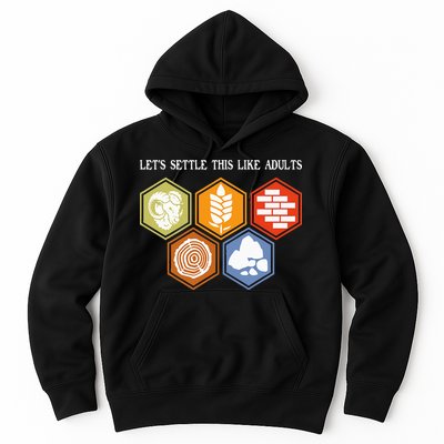 Let's Settle This Like Adults Tabletop Game Board Gaming Hoodie