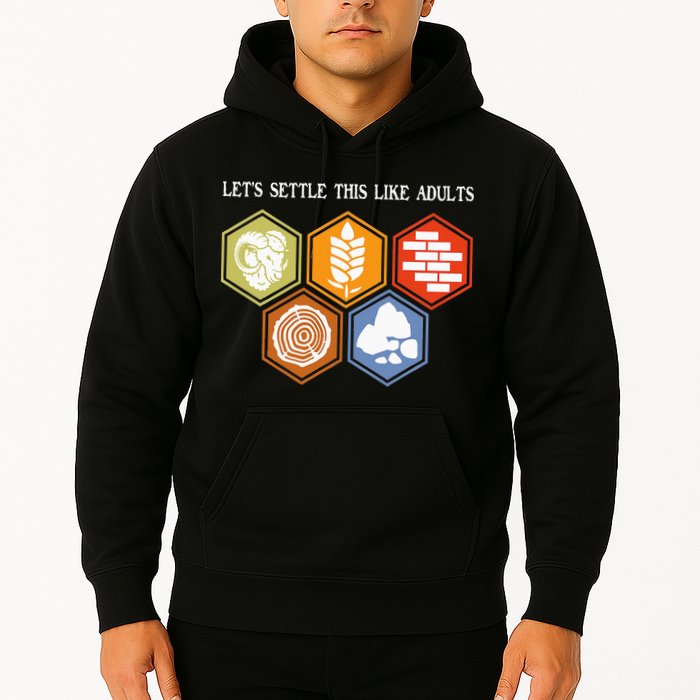 Let's Settle This Like Adults Tabletop Game Board Gaming Hoodie