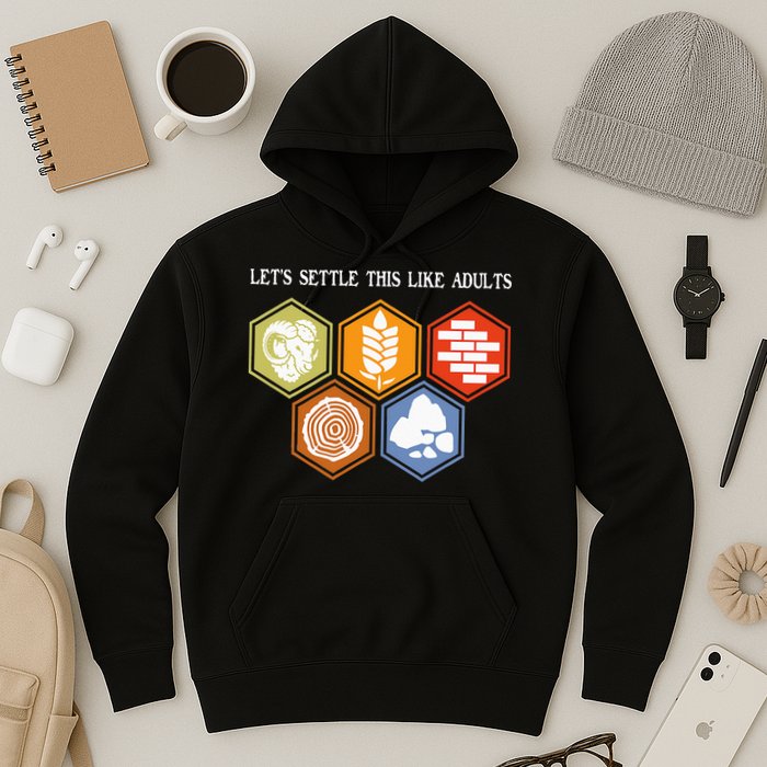 Let's Settle This Like Adults Tabletop Game Board Gaming Hoodie