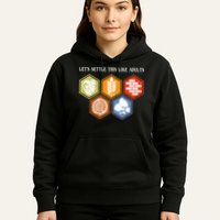 Let's Settle This Like Adults Tabletop Game Board Gaming Hoodie