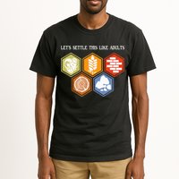 Let's Settle This Like Adults Tabletop Game Board Gaming Tall T-Shirt