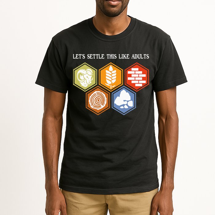 Let's Settle This Like Adults Tabletop Game Board Gaming Tall T-Shirt