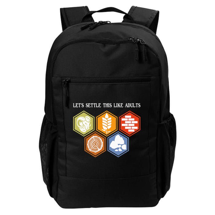 Let's Settle This Like Adults Tabletop Game Board Gaming Backpack