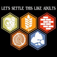 Let's Settle This Like Adults Tabletop Game Board Gaming Sustainable Bucket Hat