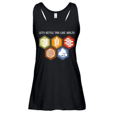 Let's Settle This Like Adults Tabletop Game Board Gaming Ladies Essential Flowy Tank