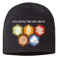 Let's Settle This Like Adults Tabletop Game Board Gaming Sustainable Beanie