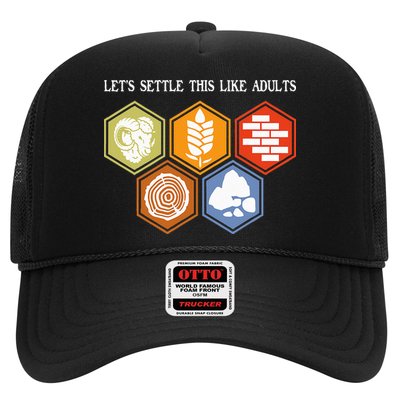 Let's Settle This Like Adults Tabletop Game Board Gaming Trucker Hat