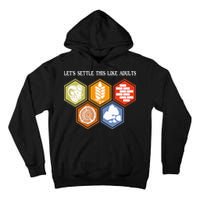 Let's Settle This Like Adults Tabletop Game Board Gaming Tall Hoodie