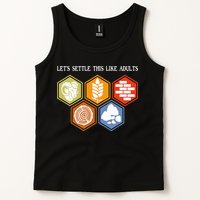 Let's Settle This Like Adults Tabletop Game Board Gaming Tank Top