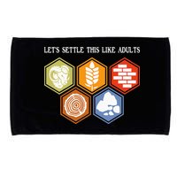 Let's Settle This Like Adults Tabletop Game Board Gaming Microfiber Hand Towel